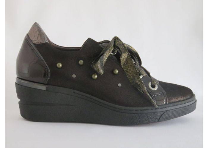 Damesschoenen Softwaves Veterschoen 7.54.08 Zwart