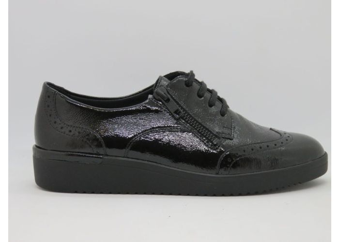 Damesschoenen Solidus Veterschoen 51002-00691 Zwart