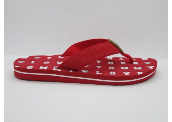 Tommy Hilfiger 13439 Teenslipper Rood