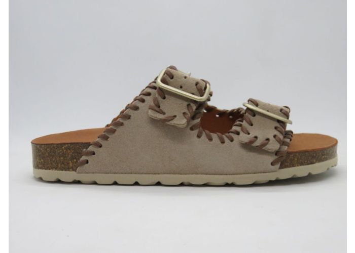 Verbenas 21432 Slipper - 2 gespen Beige