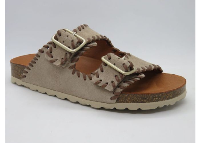 Verbenas 21432 Slipper - 2 gespen Beige
