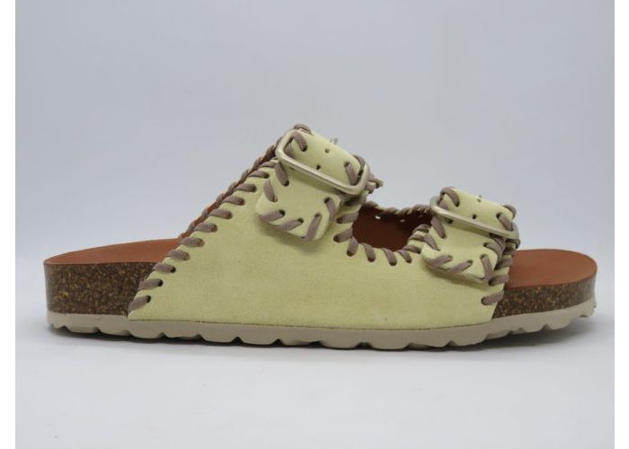 Verbenas 21431 Slipper - 2 gespen Geel