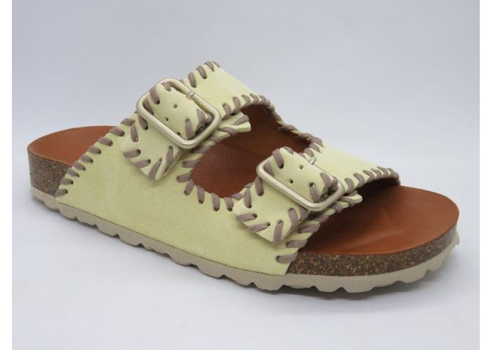 Verbenas 21431 Slipper - 2 gespen Geel