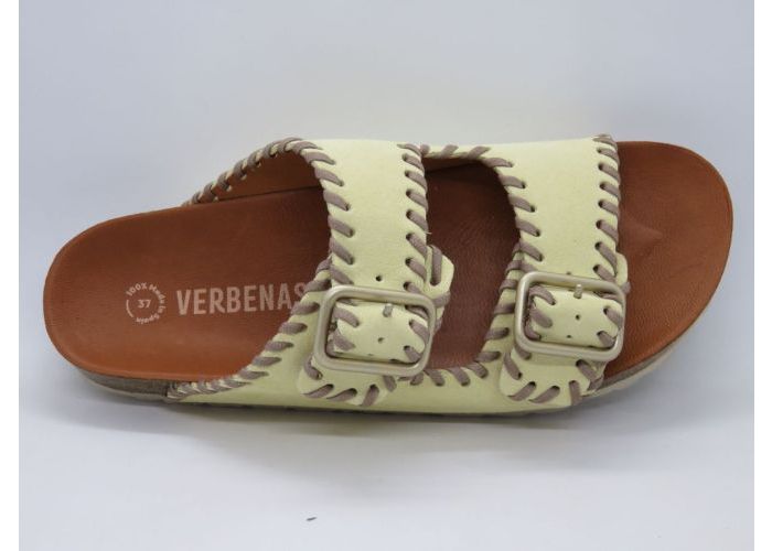 Verbenas 21431 Slipper - 2 gespen Geel