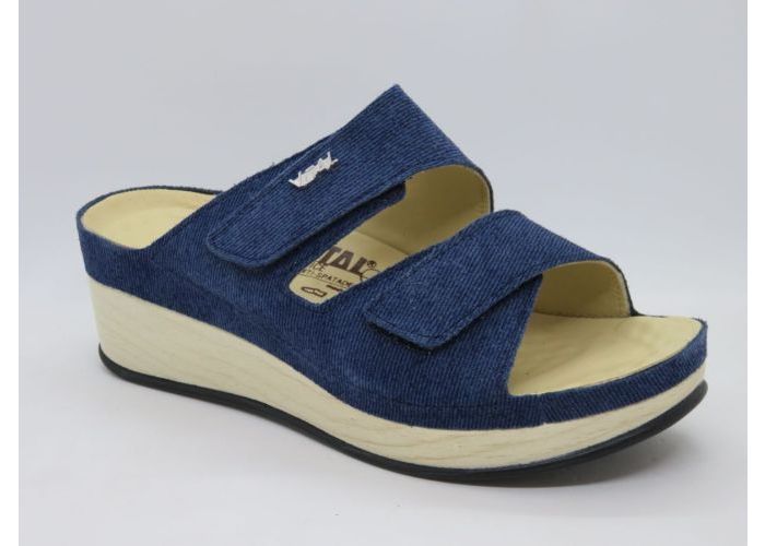 Vital 21537 Slipper - 2 klevers Blauw