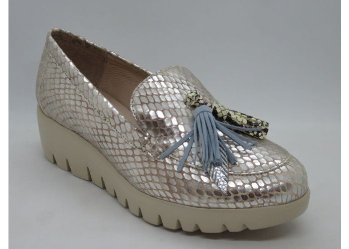 Wonders 21330 Mocassin Beige Zilver