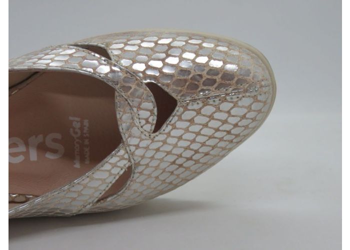 Wonders 21331 Sling back Beige Zilver