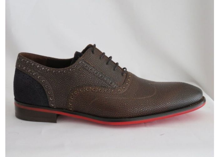 Herenschoenen Floris Van Bommel Veterschoen 19045/03 Bruin