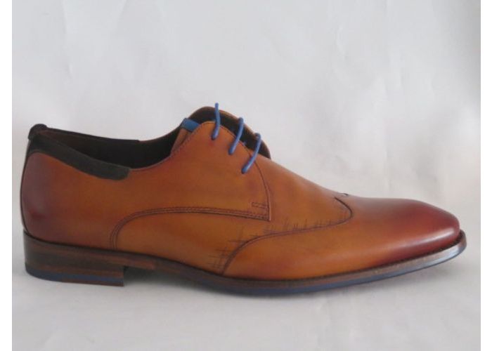 Herenschoenen Floris Van Bommel Veterschoen 14029/00 Cognac