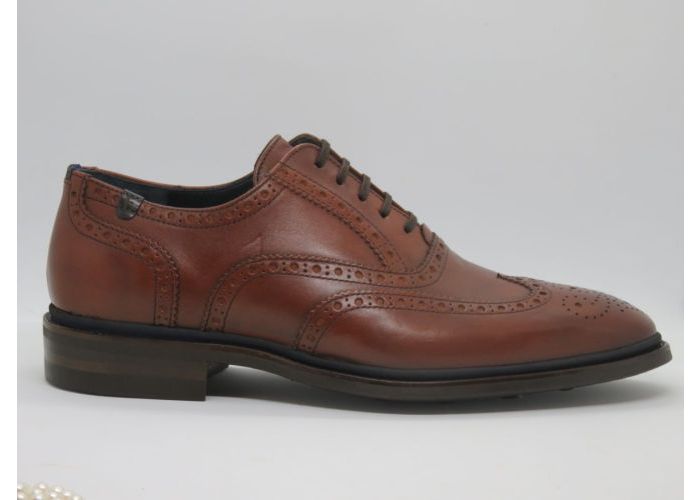 Floris Van Bommel 15414 Veterschoen Cognac