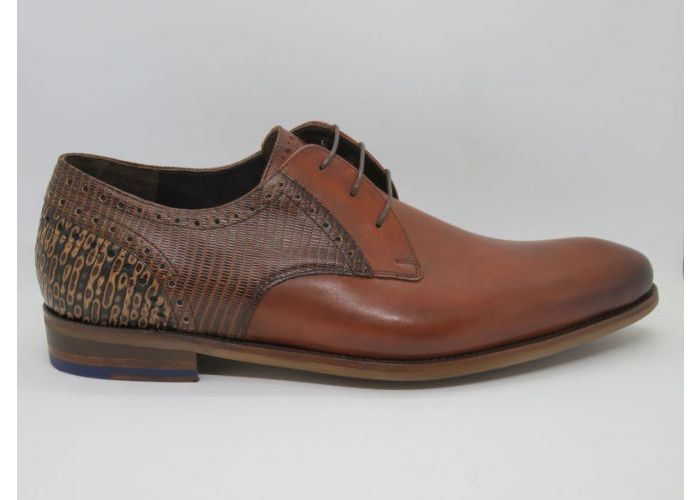 Herenschoenen Floris Van Bommel Veterschoen SFM-30361-24-01 Cognac