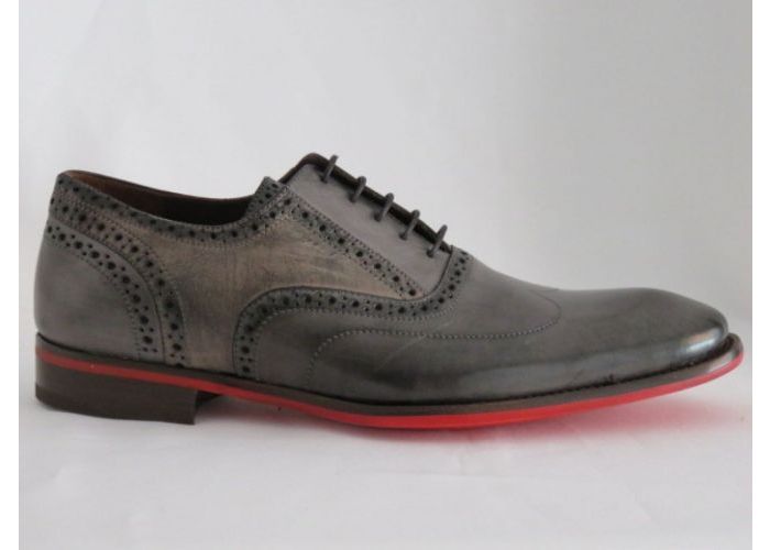 Herenschoenen Floris Van Bommel Veterschoen 19045/02 Grijs