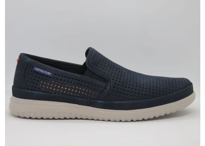 Herenschoenen Mephisto Mocassin TIAGO SPORTBUCK Blauw