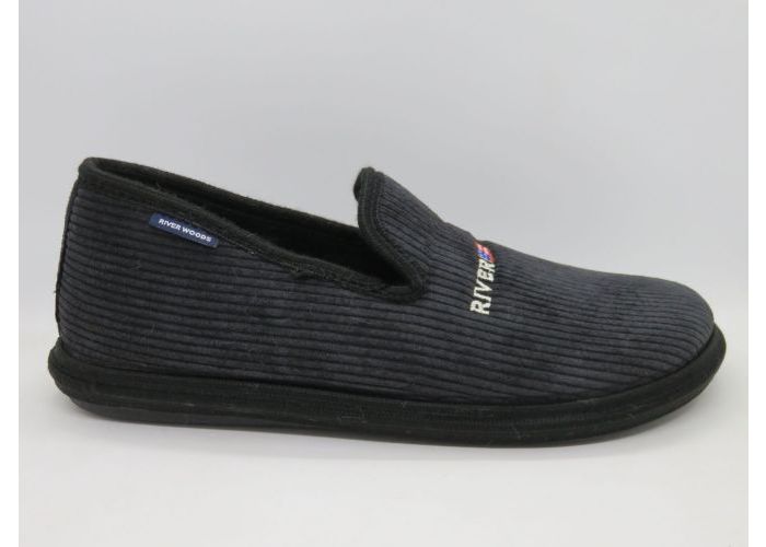 River Woods 21592 Pantoffel gesloten Zwart
