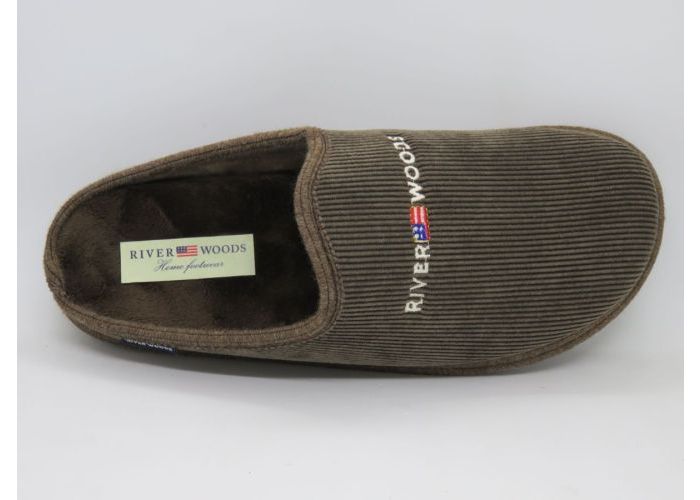 River Woods 17323 Slipper gesloten Bruin