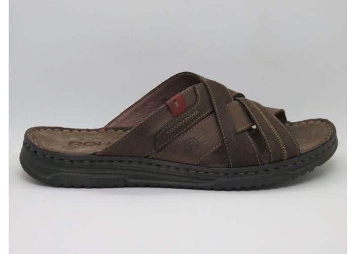 Herenschoenen Rohde Slipper open 6250 Bruin