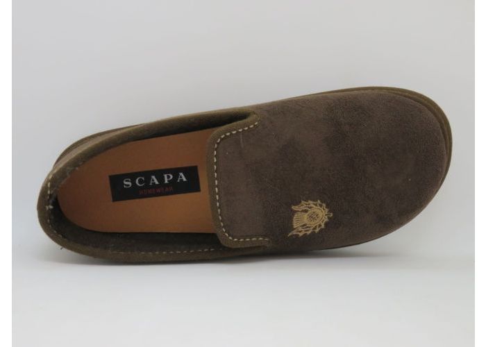 Scapa 20799 Pantoffel gesloten Bruin