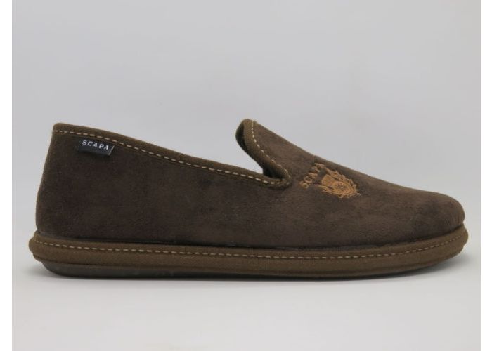 Herenschoenen Scapa Pantoffel gesloten 21/080051A Bruin