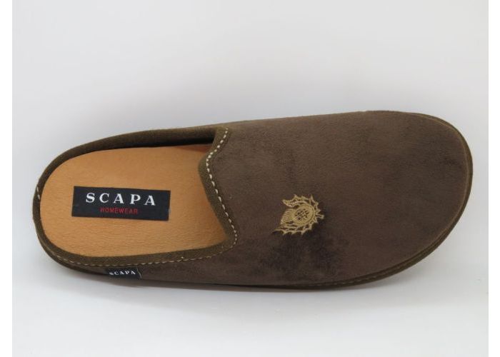 Scapa 20800 Slipper gesloten Bruin