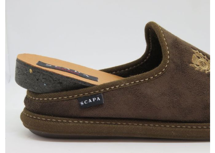 Scapa 20800 Slipper gesloten Bruin