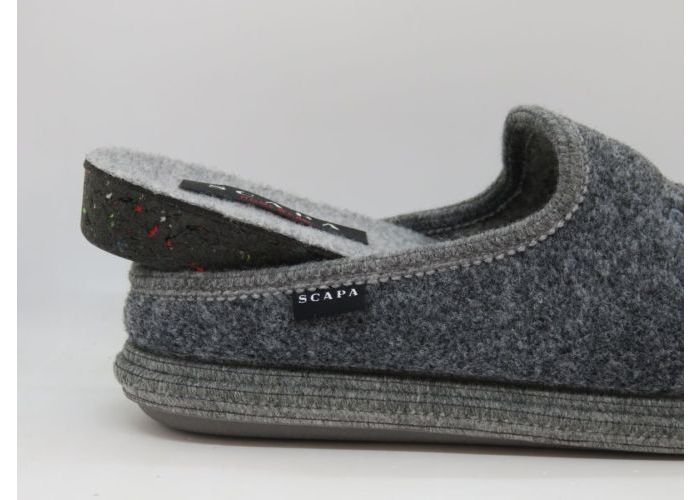 Scapa 20797 Slipper gesloten Grijs
