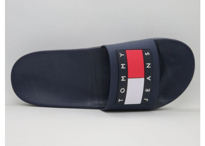 Herenschoenen Tommy Hilfiger Slipper open EM01191 Blauw