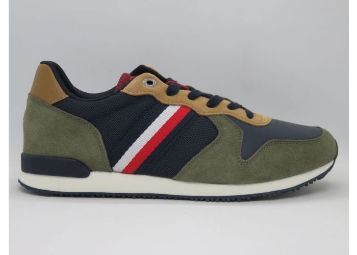 Herenschoenen Tommy Hilfiger Sneaker FM04282 Kaki