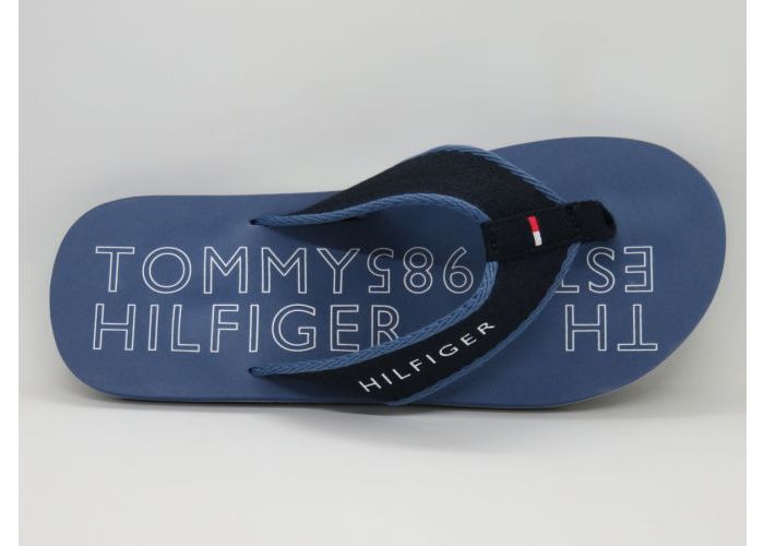 Herenschoenen Tommy Hilfiger Teenslipper FM04469 Jeans
