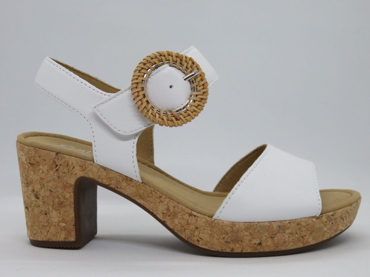 Gabor 65.760.21 sandalen wit - damesschoenen | Ruka Shoe (Herzele)