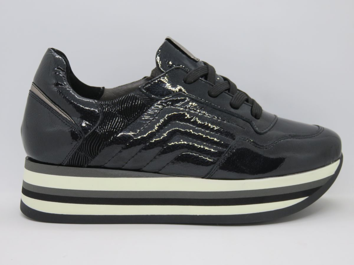 Softwaves 7.78.30 sneaker zwart - damesschoenen | Ruka Shoe (Herzele)